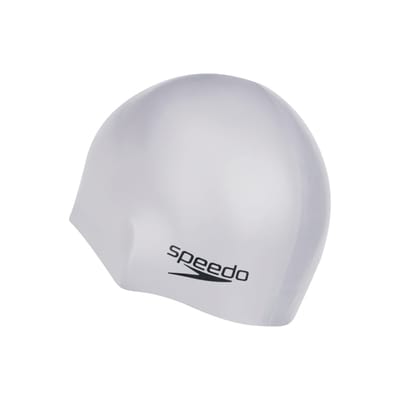 Speedo Unisex Volwassen Siliconen Badmuts (Grijs)