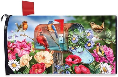 Brievenbushoes - Decoratie Cover - Huis Verfraaien - Weerbestendig Vinyl - 6.5 x 19 Inch - Meerkleurig