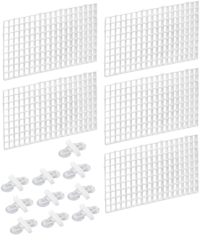 Allecto - Aquariumverdeler - Scheidingsrooster - Duurzaam - Wit - Aquariumaccessoires - Effectieve isolatie voor vissen - Geschikt voor aquariums t...
