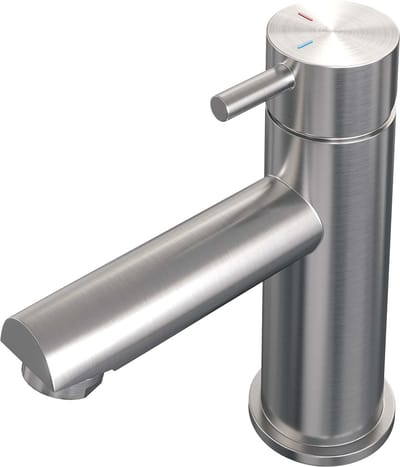 Brauer Brushed - Edition Wastafelmengkraan opbouw - laag - model b - PVD - geborsteld RVS