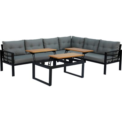 Intergard Aluminium loungeset Genua 6 personen
