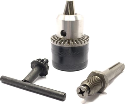 Tandkransboorkop 1,5-13 mm – Tandkransboorhouder – Trandkrans boorkop incl. SDS-plus adapter– Boorhouder met SDS-Plus 1/2 - LOUZIR