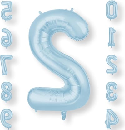 Grote Blauwe Macaroon Nummer 2 Ballon van 101 cm | Heliumgevuld voor Feestjes, Verjaardagen en Feestdecoraties