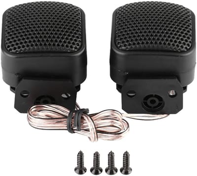 Dailygoody - Luide tweeter autoluidsprekers - 500 W autoradio tweeters - Lichtgewicht en compact - Kleine vierkante tweeters - Perfect voor muzieklief
