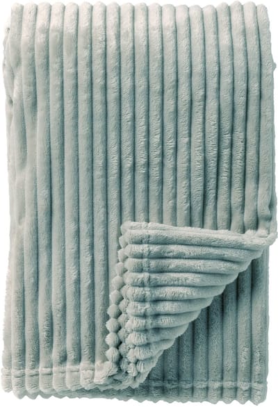 Dutch Decor - MARTHY - plaid 140x180 cm - ribfluweel - gerecycled - Jadeite - groen