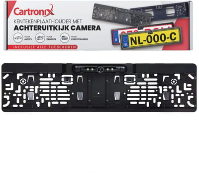 Cartronix RV-420 kentekenplaathouder met camera | Full HD