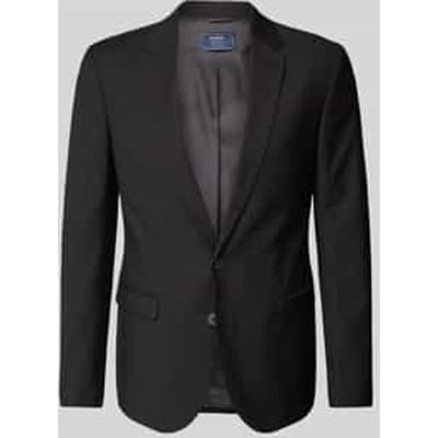 2-knoops colbert met paspelzakken op de borst en viscose