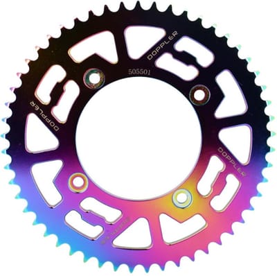 Couronne de transmission Doppler pour Moto Beta 50 RR FACTORY 53 dts Pas 420 Ø100mm 4T Neuf