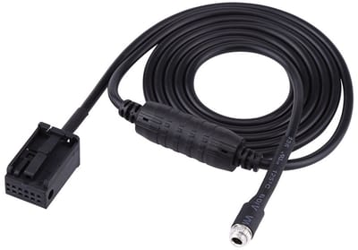 Aux Adapter Kabel 12 Pin Vrouwelijk Jack voor Auto Audio Input