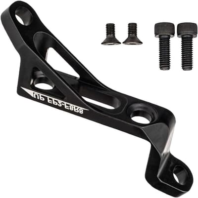 Fiets Schijfrem Adapter - Remconversie Houder - Fietsen Verbeteren - Veelzijdige Rotor Ondersteuning - 160/180 mm - Zwart