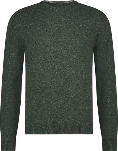 State Of Art Trui Donegal Melange Donkergroen - Maat XXL - Heren - Pullovers