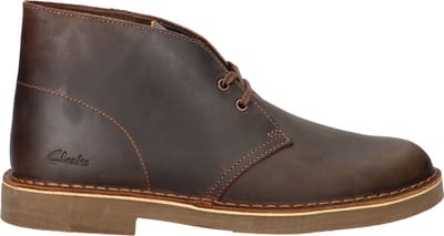 CLARKS Desert Bt Evo Heren Veterschoenen - Leer - Bruin