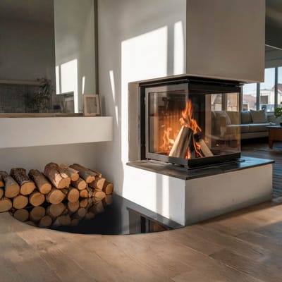 Coloray Vloerplaat Houtkachel - Vloerplaat voor Houtkachel - 100 cm x 100 cm - Vloerplaat Open Haard - Zwart Vloerplaat Kachel - Verwarmingsaccessoires - Plaat voor Onder Kachel - Kachel Vloerplaat - Vloerplaat Voor Kachel