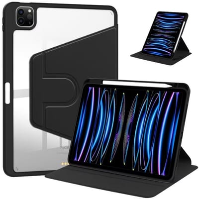 PU Leather Protective Case For Apple iPad Air 13 inch (2024) Black