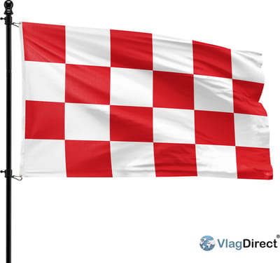 VlagDirect - Brabantse vlag - Brabant vlag - Noord-Brabant vlag - 150 x 225 cm - XL vlag.