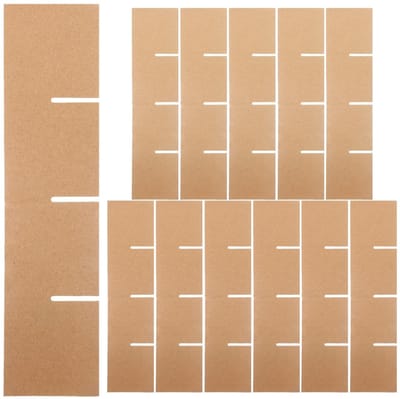 Dailygoods- Scheidingswanden 12-delig - Versterkt Karton - Roosterdesign - Verpakking - Opslag - Bescherming voor Breekbare Voorwerpen - Verpakkingsmateriaal
