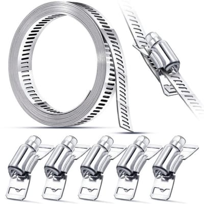 IMstore - Hose clamp - Aanpasbaar - 2 meter - Slang klemmen
