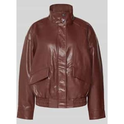 ONLY - ONLJULIA FAUX LEATHER OVZ. BOMBER OTW - Dames - Gewatteerde jassen