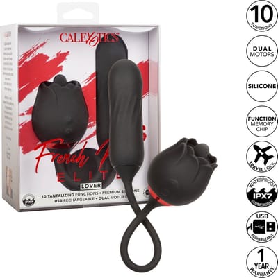 Vibrator French Kiss Elite Lover - Oplaadbare vibrator - 10 vibratiestanden