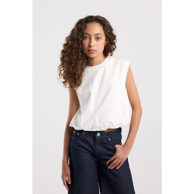 America Today Evalien Jr Off White Maat: 146/152 | Overhemden Outlet | Unisex | Wit