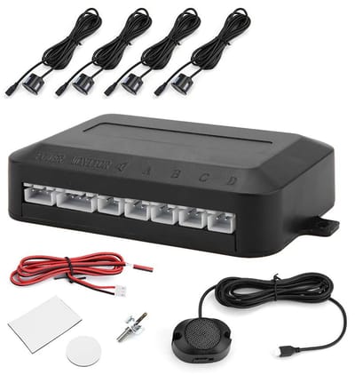 OmGoods - Dailygoody - Parkeersensor - Achteruitrijradar - Hoge gevoeligheid - 12V - Geluid indicator - Betrouwbaar systeem - Geschikt voor auto