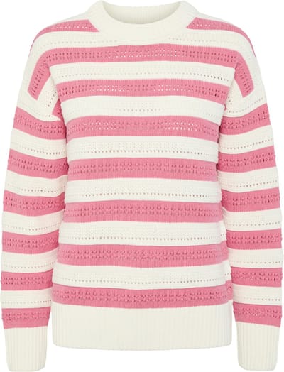 PIECES - PCFANNI LS O-NECK KNIT MM - Dames - Gebreide truien