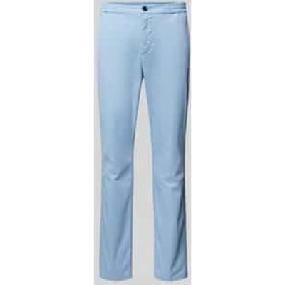 Slim fit chino met paspelzakken, model 'CHELSEA'