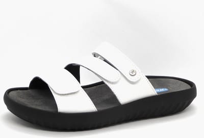 Wolky Slippers Sense wit leer Dames Slippers - Wit - 41