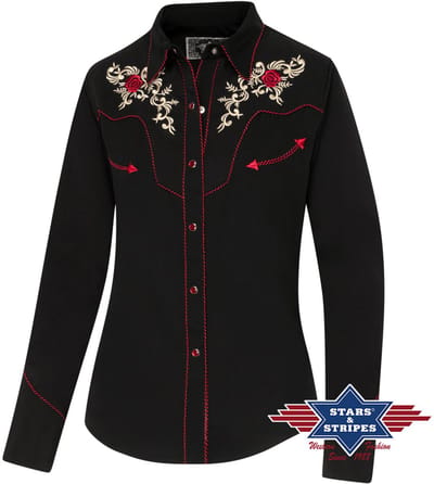 Stars & Stripes - Western Blouse - Sharon - XL