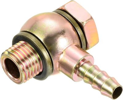 Dailygoods - Slangweerhaak Fitting Elleboog M14 x 1,5 Adapterconnector voor Gas, Water en Olie
