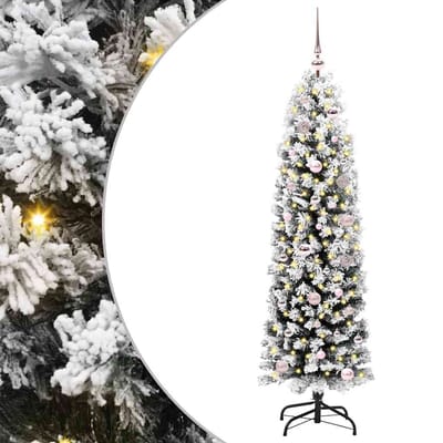 vidaXL - Kunstkerstboom - Groen - 150 - cm - PVC - en - Staal - en - Kunststof