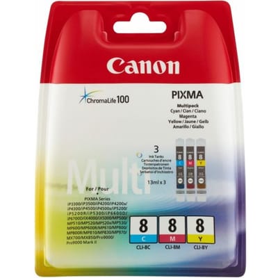 Canon CLI-8CMY - Inktcartridge / Cyaan / Magenta / Geel