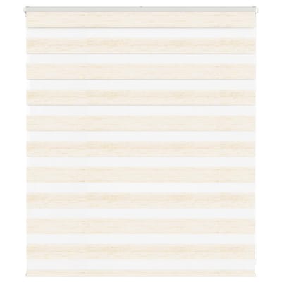 vidaXL - Zebra - rolgordijn - 120x100 - cm - stofbreedte - 115,9 - cm - marmerbeige
