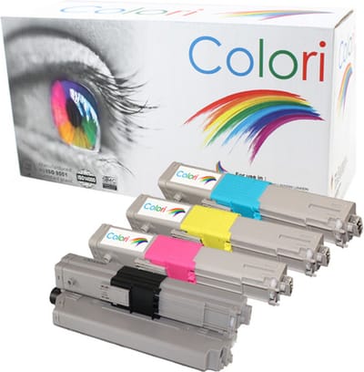 Set 4x Colori huismerk toner geschikt voor Oki C332 C332DN MC363 MC363DN MC363N C 332 C 332DN MC 363 MC 363DN MC 363N 46508713 46508714 46508715 46508716