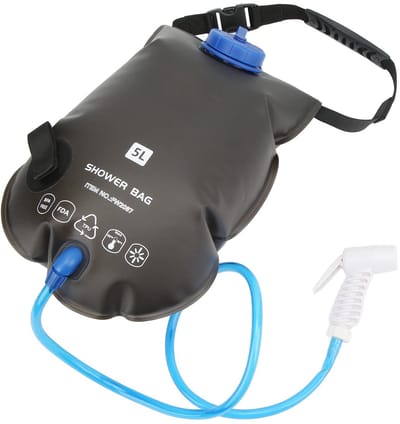Dailygoods- Camping Douche 5L Opvouwbaar - Douchekop - Buitendouche - TPU Materiaal - Waterdicht - Hittebestendig tot 50°C