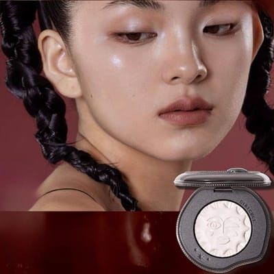 Girlcult Emotional Powder Blush Black Fuwa Cream Blush Highlight Expansion Color Blanc Nude Color Fin Mat Froid Naturel