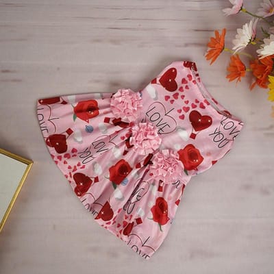 Huisdierjurk Hondenkleding Zomer Roze Jurk Kersentop Teddy Pomeriaan Schattige Kleding Hondenkleding voor Kleine Honden Puppy XL