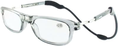 Hoogwaardige magnetische leesbril unisex - verstelbaar, opvouwbaar en comfortabel met gratis hoes
