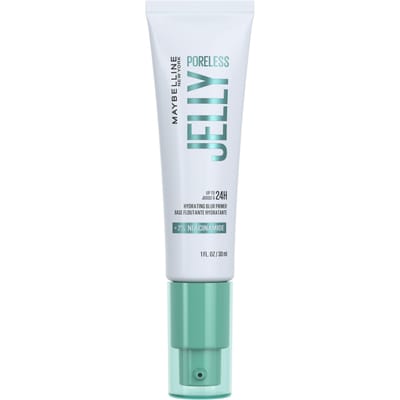 Maybelline New York Poreless Jelly Primer - Hydrateert tot 24 uur lang - Formule met 2% Niacinamide - 30ml