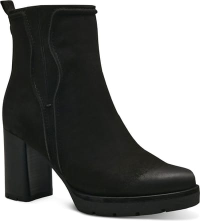 Marco Tozzi Dames Enkellaarsje 2-25464-41 001 F-breedte Maat: 38 EU