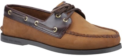 Sperry Authentiek Origineel 2 VET Breed | Bruin/Buc Bruin - FW Boat Shoes - Maat 47.5 -