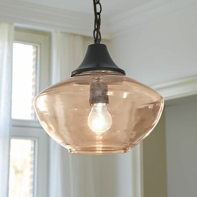 LOBERON Hanglamp Nerilane bruin/zwart
