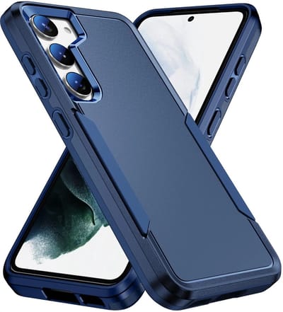 Back Cover Geschikt voor Samsung Galaxy S23 | Rugged Hoesje | Beschermhoes | Schokbestendige Hardcase | Shockproof | Tegen Vallen | Blauw