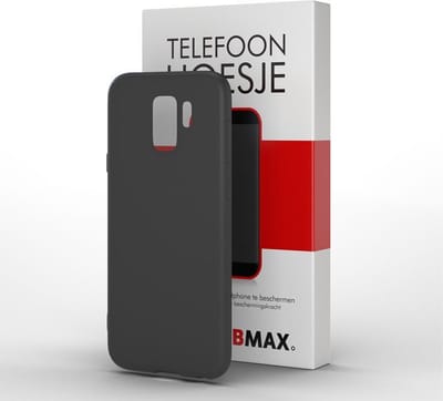 BMAX Samsung Galaxy S9 Plus Zwart / Dun en beschermend telefoonhoesje / Case