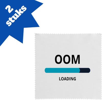 Akyol - oom loading brillendoekjes - Oom - ochtendkoffie laden - verjaardagscadeau - verjaardag - cadeau - cadeautje voor oom - oom artikelen - kado - geschenk - gift - 17,8 bij 17,8 cm - 2 stuks
