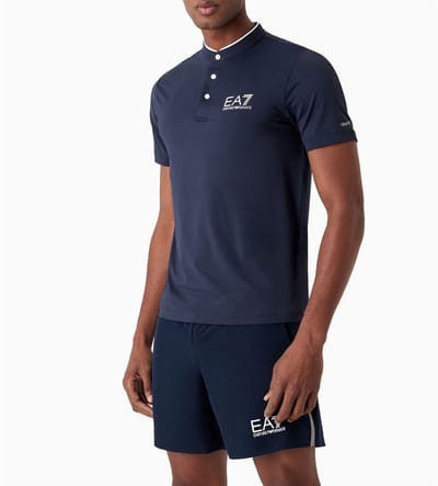 Ea7 Emporio Armani 8npt21 Korte Mouw Poloshirt Blauw S Man