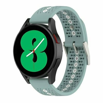 By Qubix - Dot Pattern bandje - Groenblauw - Geschikt voor Xiaomi Redmi Watch 5 Active / Redmi Watch 5 Lite