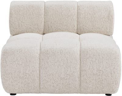 Vente-unique Fauteuil in beige gemêleerde stof FACIVIL