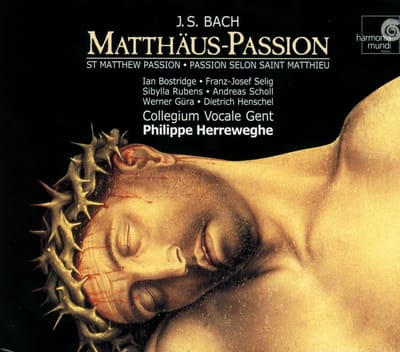 Collegium Vocale Gent, Philippe Herreweghe - J.S.Bach: Matthäus Passion (3 CD)