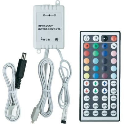 Paulmann 70202 70202 RGB-controller 12 V (max.) 12 V Kunststof (l x b x h) 60 x 60 x 22 mm 1 stuk(s)